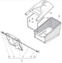 S461 HP - 2010-2011 - 299481043/M10 - Mountfield Rotary Mower Grass Bag Diagram