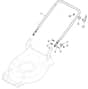S46 PD Li - 2019-2020 - 2L0487863/M19 - Mountfield Rotary Mower Lower Handle Diagram