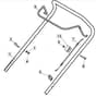 MOLEMASTER 46HP - 2016-2018 - 299174648/M16 - Mountfield Rotary Mower Upper Handle Diagram
