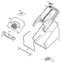 S421 PD - 2019-2020 - 2L0432843/M19 - Mountfield Rotary Mower Grass Bag Diagram