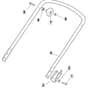 ES 460 - 2019 - 299114663/MTF - Mountfield Rotary Mower Lower Handle Diagram