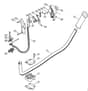 Genuine Stihl KA120 / M - Two-handed handle bar, Control handle