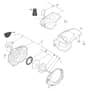 MC 3814 - 2017-2022 - 240381403/M17 - Mountfield Chainsaw Recoil Starter Diagram