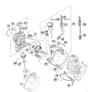 Genuine Stihl HT130 / C - Rewind starter, Fuel tank