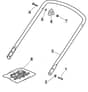 MOLEMASTER 46PD - 2016-2018 - 299274648/M16 - Mountfield Rotary Mower Lower Handle Diagram