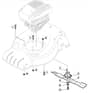 HP425 - 2014 - 295431038/M14 - Mountfield Rotary Mower Blade Diagram