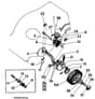 Hayter Hunter 54 AD ES - 332 (332001001 - 332001242) - Rear Axle Assembly