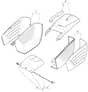 MLF 5310 PD SILENT - 2009 - 291572043/MFR - Mountfield Rotary Mower Grass Bag Diagram