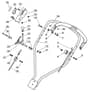 MULTICLIP 535 PD 4S - 2012-2013 - 293533038/MFR - Mountfield Rotary Mower Upper Handle Diagram