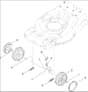Hayter R48 - 447T (447T280T00001 - 447T280T99999) - Height-Of-Cut - Front Wheel Assy