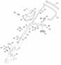 Genuine Stihl RM655.0 V / B - Handle lower part