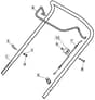 S421 HP - 2019-2020 - 2L0431843/M19 - Mountfield Rotary Mower Upper Handle Diagram
