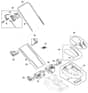 ELECTRESS 34 Li Kit - 2021-2022 - 291342063/M21 - Mountfield Rotary Mower Handle Diagram