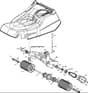 Hayter Harrier 48 AD VS - 491H (313000001 - 313999999) - Rear Roller Frame