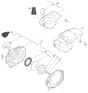 MC 4216 - 2017-2022 - 240421603/M17 - Mountfield Chainsaw Recoil Starter Diagram