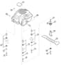 Genuine Stihl RM545.0 VM / F - Engine, blade