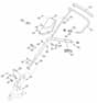 Genuine Stihl RM650.0 T / B - Handle lower part
