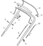 S464 PD - 2010-2013 - 299483043/M10 - Mountfield Rotary Mower Upper Handle Diagram