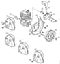 Genuine Stihl SH86 D / C - Ignition System, Muffler