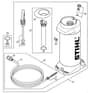 Genuine Stihl TS700 / M - Pressurized water tank