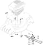 S461 HP - 2012-2016 - 295485043/M12 - Mountfield Rotary Mower Blade Diagram