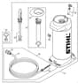 Genuine Stihl TS400 - Pressurized water tank
