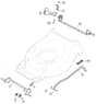 HP185 - 2019-2022 - 2L0481023/MC - Mountfield Rotary Mower Height Adjusting Diagram
