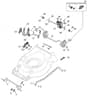 S46 PD Li - 2019-2020 - 2L0487863/M19 - Mountfield Rotary Mower Height Adjusting Diagram