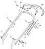 QUIET 514 PD - 2008 - 291572043/UM8 - Mountfield Rotary Mower Handle Diagram