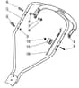 MULTICLIP 50 HP - 2008 - 291501148/BQ - Mountfield Rotary Mower Upper Handle Diagram