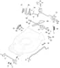 S421 PD - 2019-2020 - 2L0432843/M19 - Mountfield Rotary Mower Height Adjusting Diagram