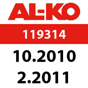 AL-KO Premium 470 - 119314: 10.2010 - 2.2011