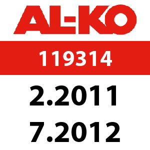 AL-KO Premium 470 - 119314: 2.2011 - 7.2012