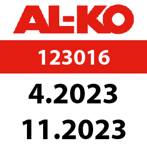 AL-KO Comfort 18-103.2 HD - 123016: 4.2023 - 11.2023