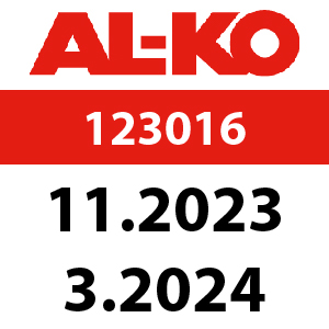 AL-KO Comfort 18-103.2 HD - 123016: 11.2023 - 3.2024