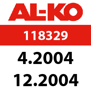AL-KO Comfort T1000 - 118329: 4.2004 - 12.2004