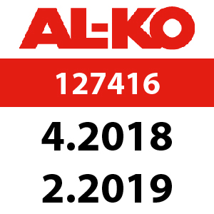 AL-KO Comfort T13-93.7 HD - 127416: 4.2018 - 2.2019