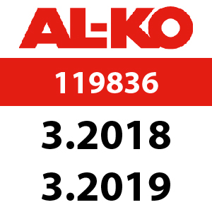 AL-KO Comfort 468 P-A Bio - 119836: 3.2018 - 3.2019