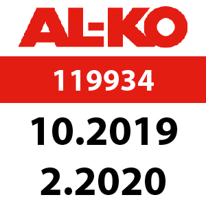 AL-KO 36V Moweo 46.0 Li SP - 119934: 10.2019 - 2.2020