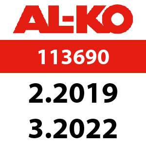 AL-KO Energy Flex 46.9 Li SP - 113690: 2.2019 - 3.2022
