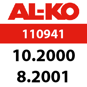 AL-KO Comfort T800 - 110941: 10.2000 - 8.2001