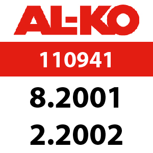 AL-KO Comfort T800 - 110941: 8.2001 - 2.2002
