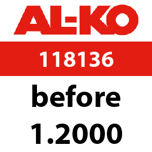 AL-KO Comfort T800 SA - 118136: before 1.2000