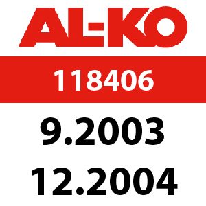 AL-KO Comfort T850 - 118406: 9.2003 - 12.2004