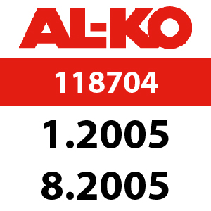AL-KO Comfort T850 - 118704: 1.2005 - 8.2005