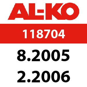 AL-KO Comfort T850 - 118704: 8.2005 - 2.2006