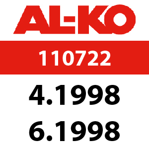 AL-KO Comfort T9-75 - 110722: 4.1998 - 6.1998