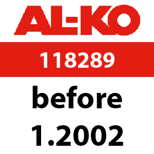 AL-KO Comfort T900 - 118289: before 1.2002
