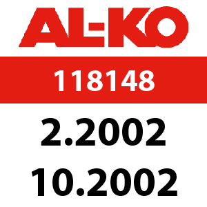 AL-KO Concord T13-102 HD - 118148: 2.2002 - 10.2002
