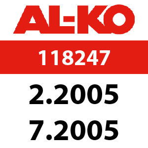 AL-KO Concord T15-102 HD - 118247: 2.2005 - 7.2005